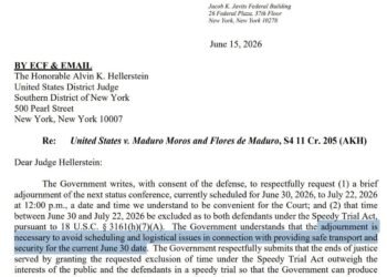 Departamento de Justicia de EEUU pidió aplazar audiencia de Nicolás Maduro y Cilia Flores